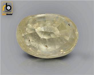 Natural Unheated & Untreated Certified Yellow  Sapphire  4CTS-2436